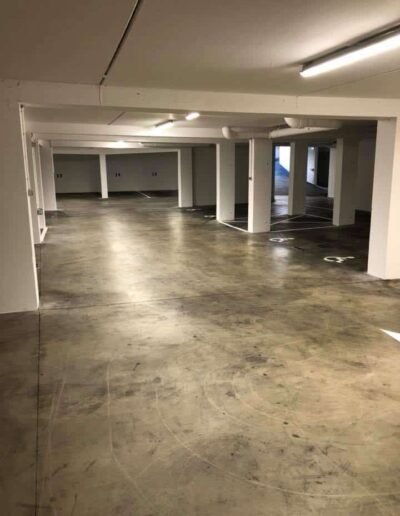 Peinture parking à Caen (Remise en était après incendie) - 2B Peinture