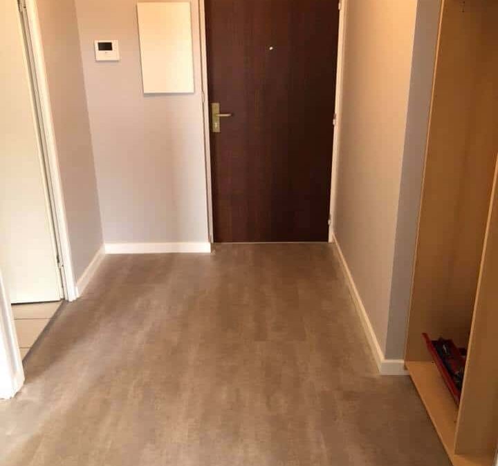 Peinture et revetements de sol dans un appartement à Caen
