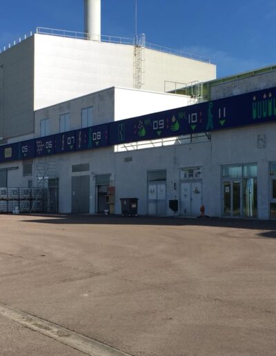 Ravalement station d'épuration de Caen (Pendant) - 2B Peinture