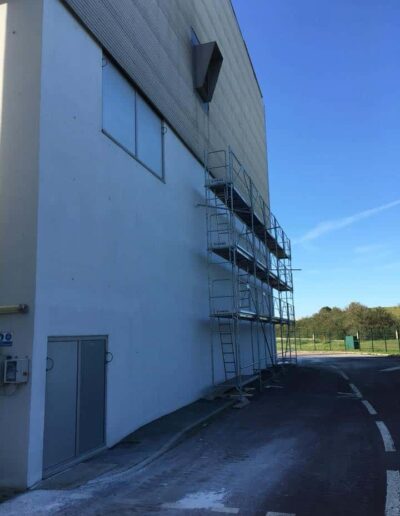 Ravalement station d'épuration de Caen (Pendant) - 2B Peinture