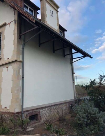 Ravalement d'une grande maison à Colombelles (près de Caen) - 2B Peinture