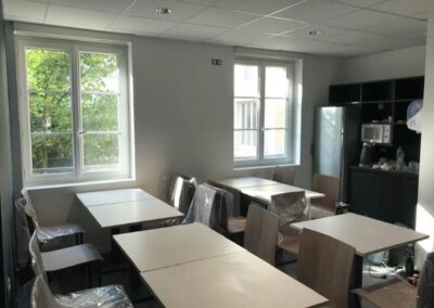 peinture intérieure à Caen - Espace pause, café KEOLIS - TWISTO - 2B Peinture