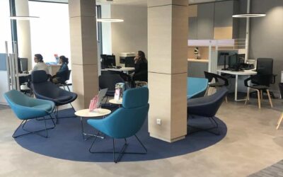 Peinture et revêtements murales et de sols dans l&rsquo;agence mobilités TWISTO à Caen