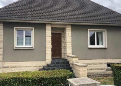 Ravalement d'une maison à Caen Ouest - Avant travaux - 2B Peinture