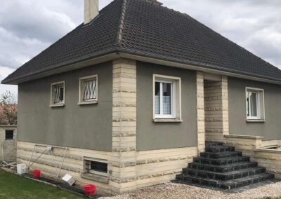 Ravalement d'une maison à Caen Ouest - Avant travaux - 2B Peinture