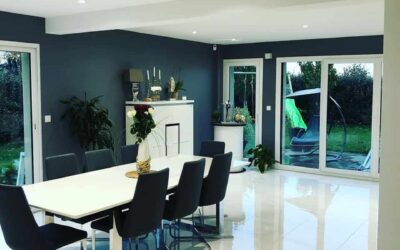 Peinture intérieure d&rsquo;une maison à Bieville-Beuville (Caen Nord)