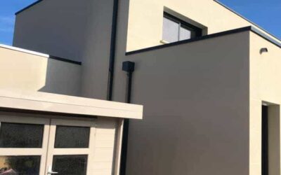 Ravalement de façades d&rsquo;une maison moderne – Normandie (14)