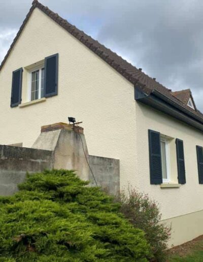 Super ravalement pour cette belle maison à Clinchamps-Sur-Orne (14) - 2B Peinture