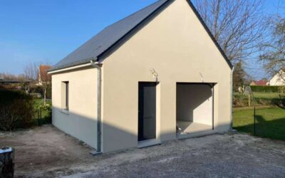 Ravalement de façades pour une maison neuve à Caen (14)