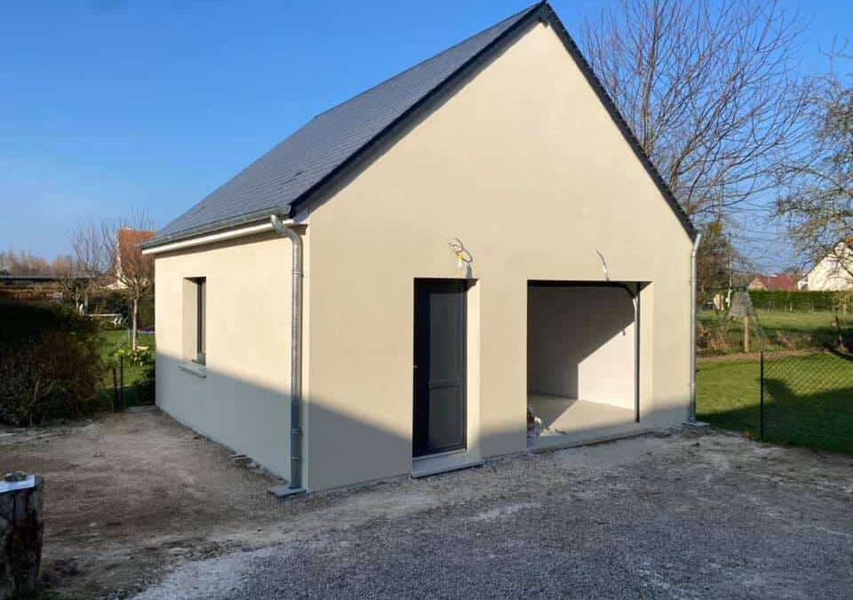 Ravalement de façades pour une maison neuve à Caen (14)