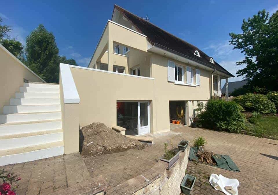 Ravalement d&rsquo;une belle maison au sud-ouest de Caen