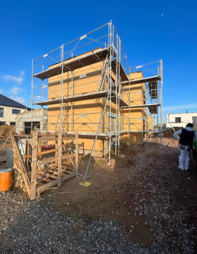 Isolation Thermique par l’extérieur sur fibre de bois à Biéville Beuville