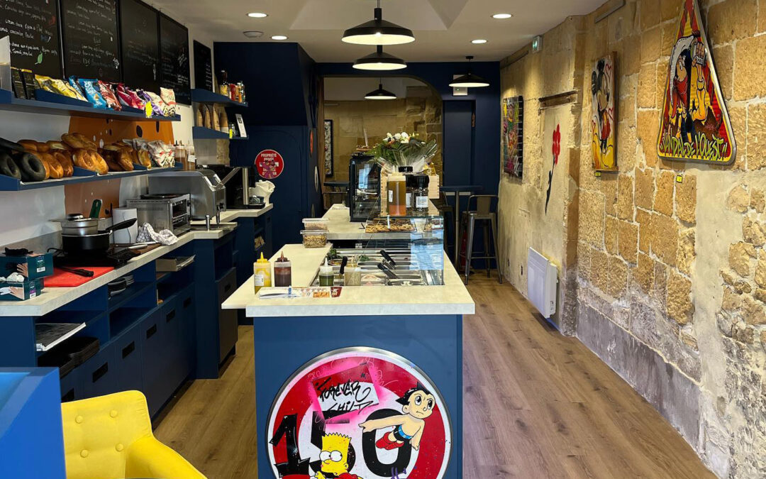 Nouvelle réalisation pour l’ouverture de Bagel Street à Caen