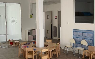 Peinture et revêtement de sol pour une crèche à Caen