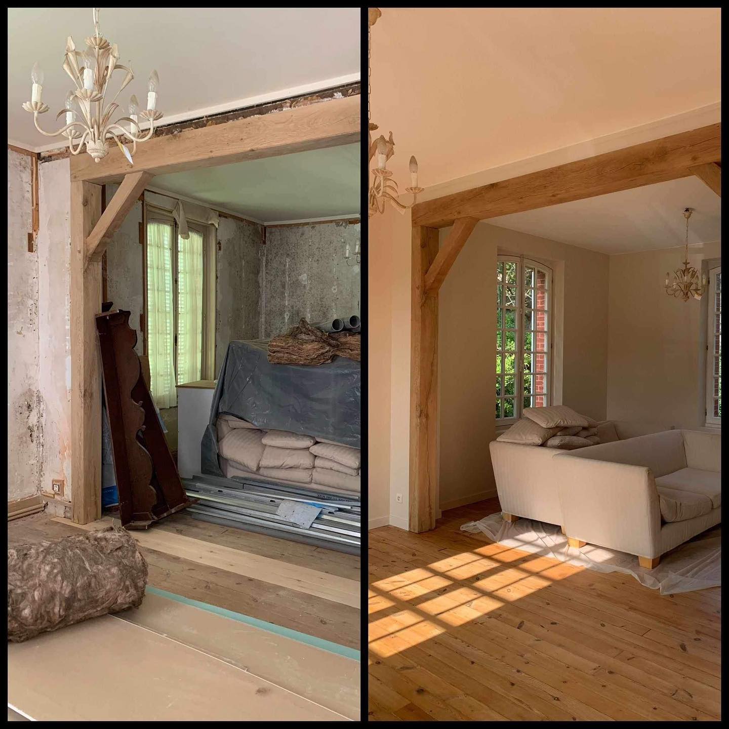 Peinture intérieur et parquet pour une belle maison à Houlgate - 2b peinture