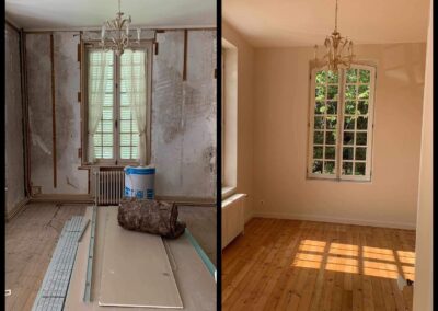 Peinture intérieur et parquet pour une belle maison à Houlgate - 2b peinture