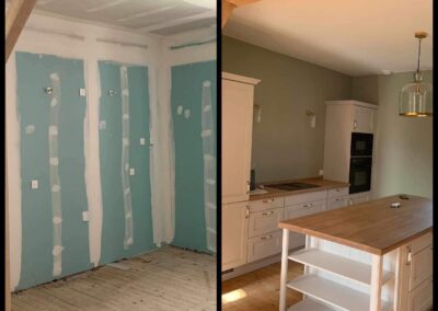 Peinture intérieur et parquet pour une belle maison à Houlgate - 2b peinture