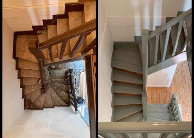 Peinture intérieur et parquet pour une belle maison à Houlgate - 2b peinture