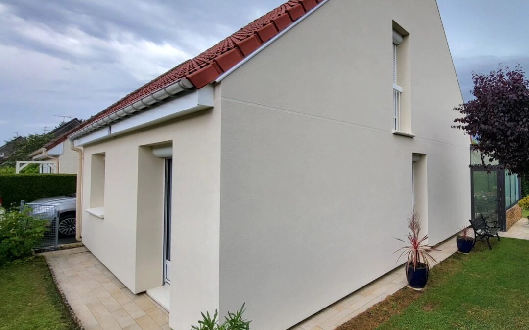 Isolation thermique extérieur maison à Verson (Calvados)