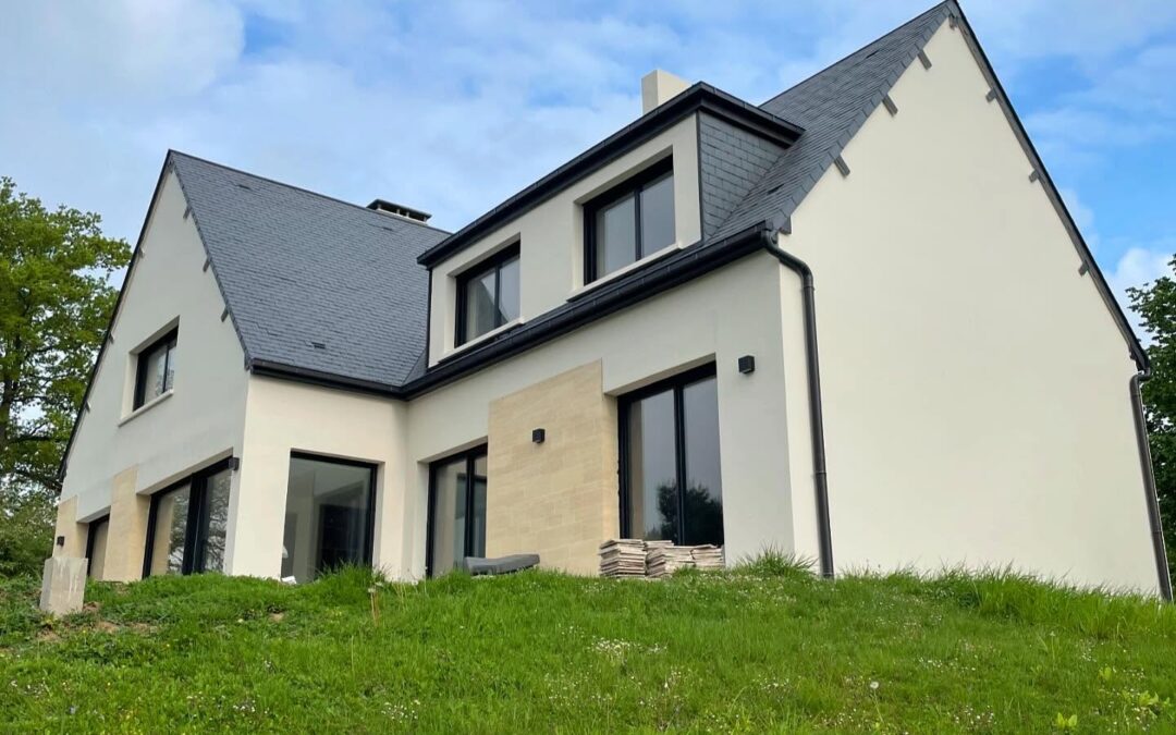 Ravalement d&rsquo;une maison au centre ville de Caen