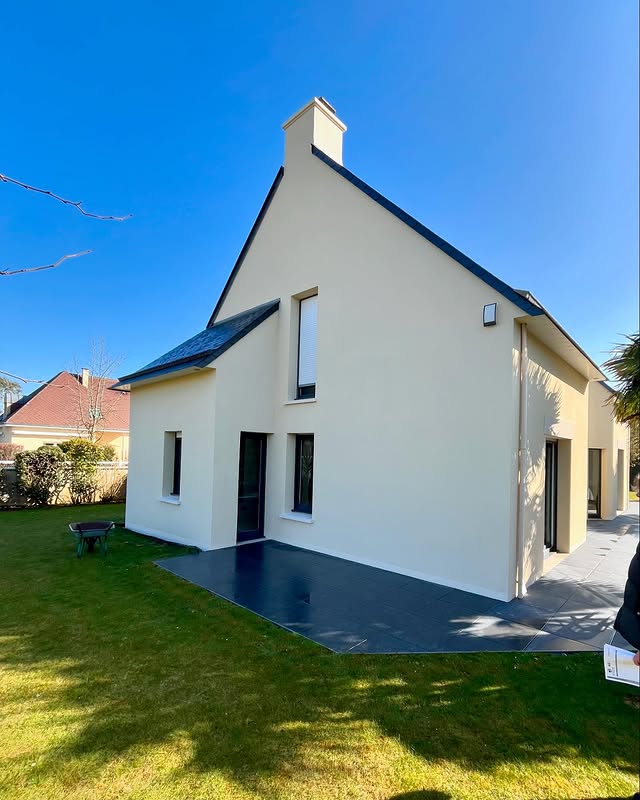 Ravalement maison individuelle à Caen - Nord (Biéville-Beuville)